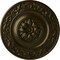 Ekena Millwork Milan Ceiling Medallion, Hand-Painted Green Gold, 47 5/8"OD x 2 3/4"P CM47MIGGS - alternate 1